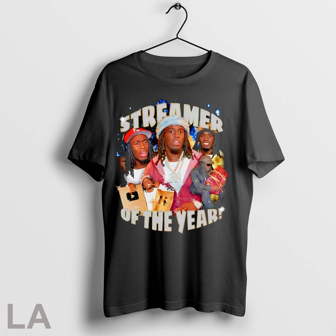 Original Kai Cenat Streamer Of The Year - Adult & Kids T-Shirts, Sweatshirts & Hoodies apparel design preview 1