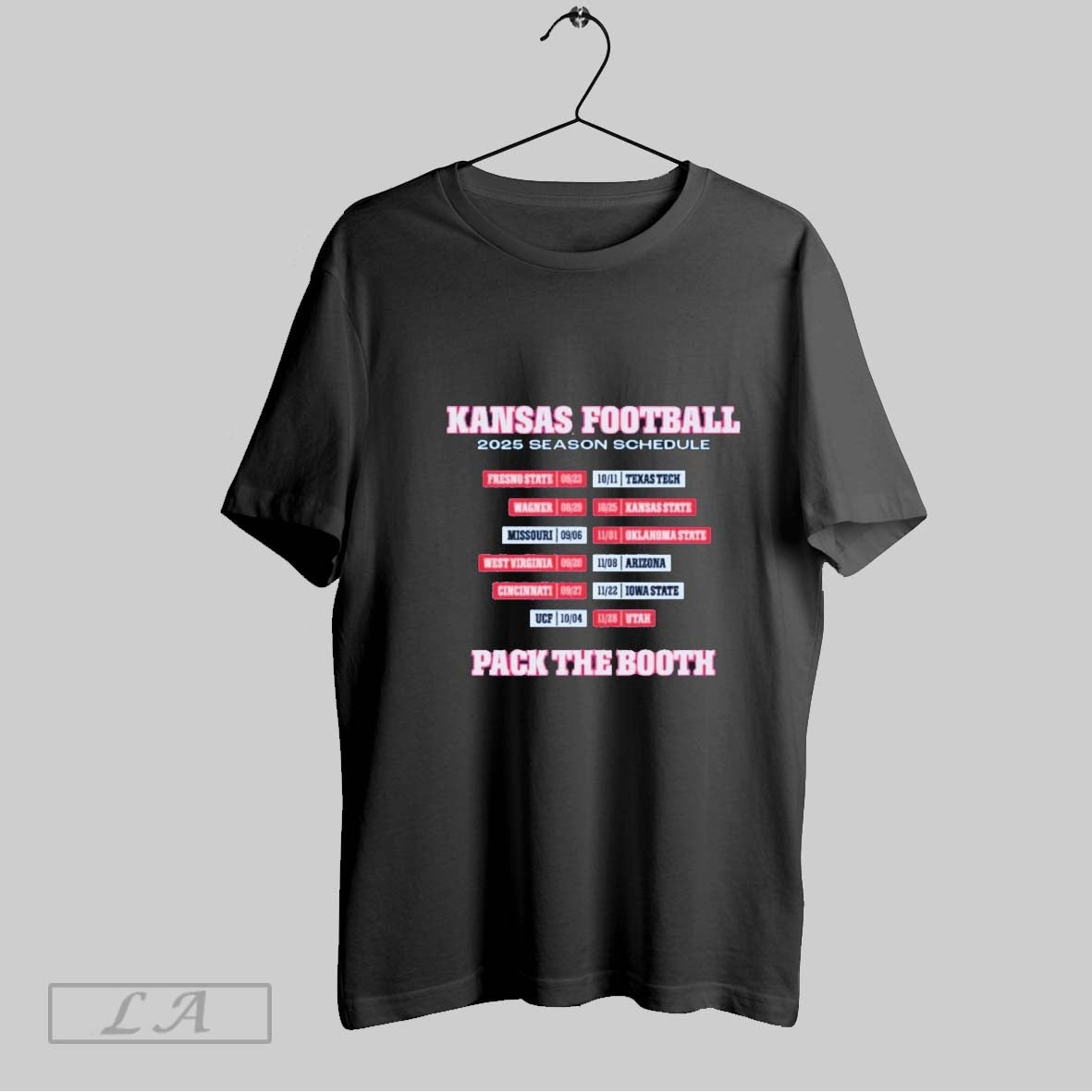 Original Kansas Jayhawks Football 2025 Season - Adult & Kids T-Shirts, Sweatshirts & Hoodies apparel design preview 1