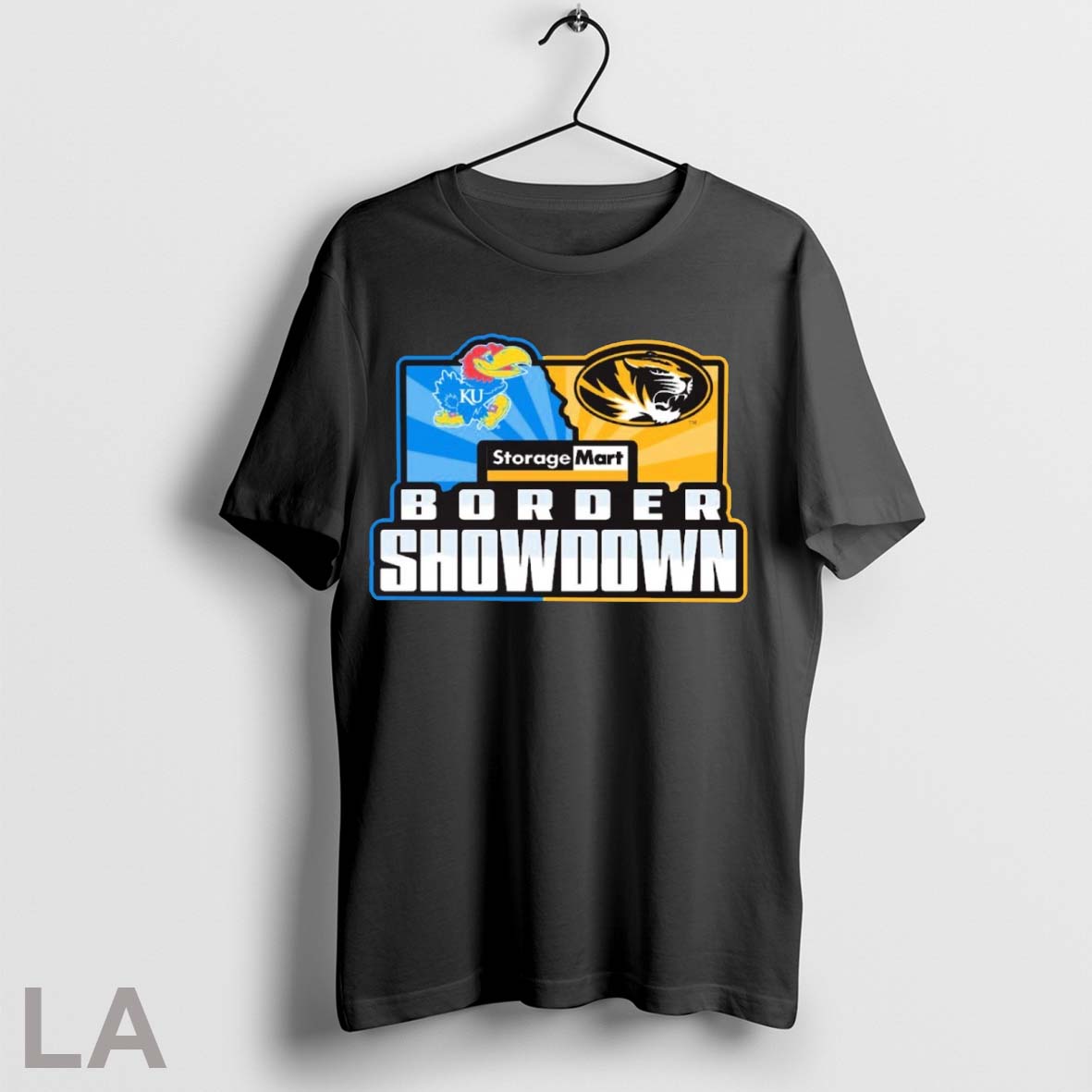 Original Kansas Jayhawks Vs Missouri Tigers Border - Adult & Kids T-Shirts, Sweatshirts & Hoodies apparel design preview 1