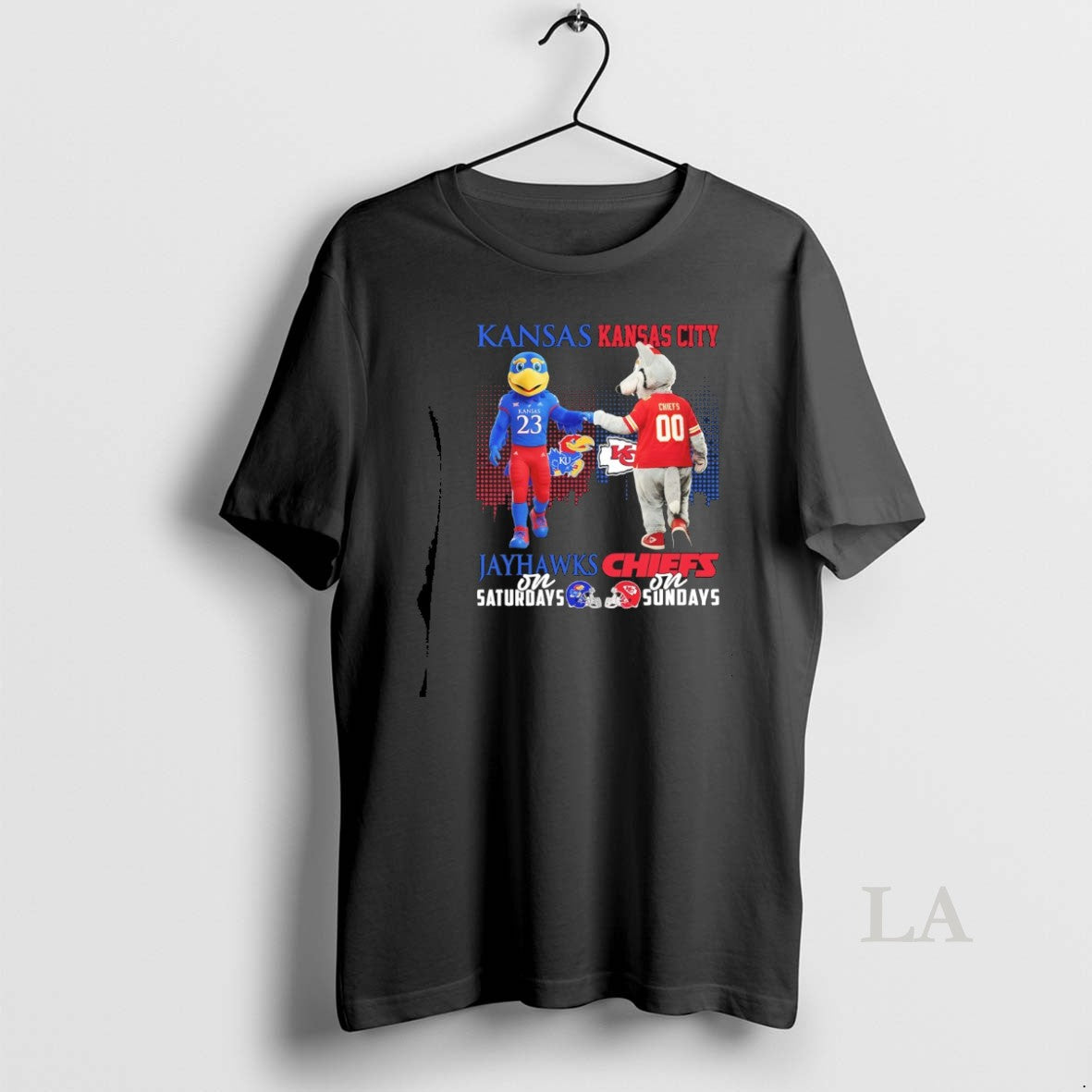 Original Kansas Jayhawks On Saturday And City Chiefs - Adult & Kids T-Shirts, Sweatshirts & Hoodies apparel design preview 1
