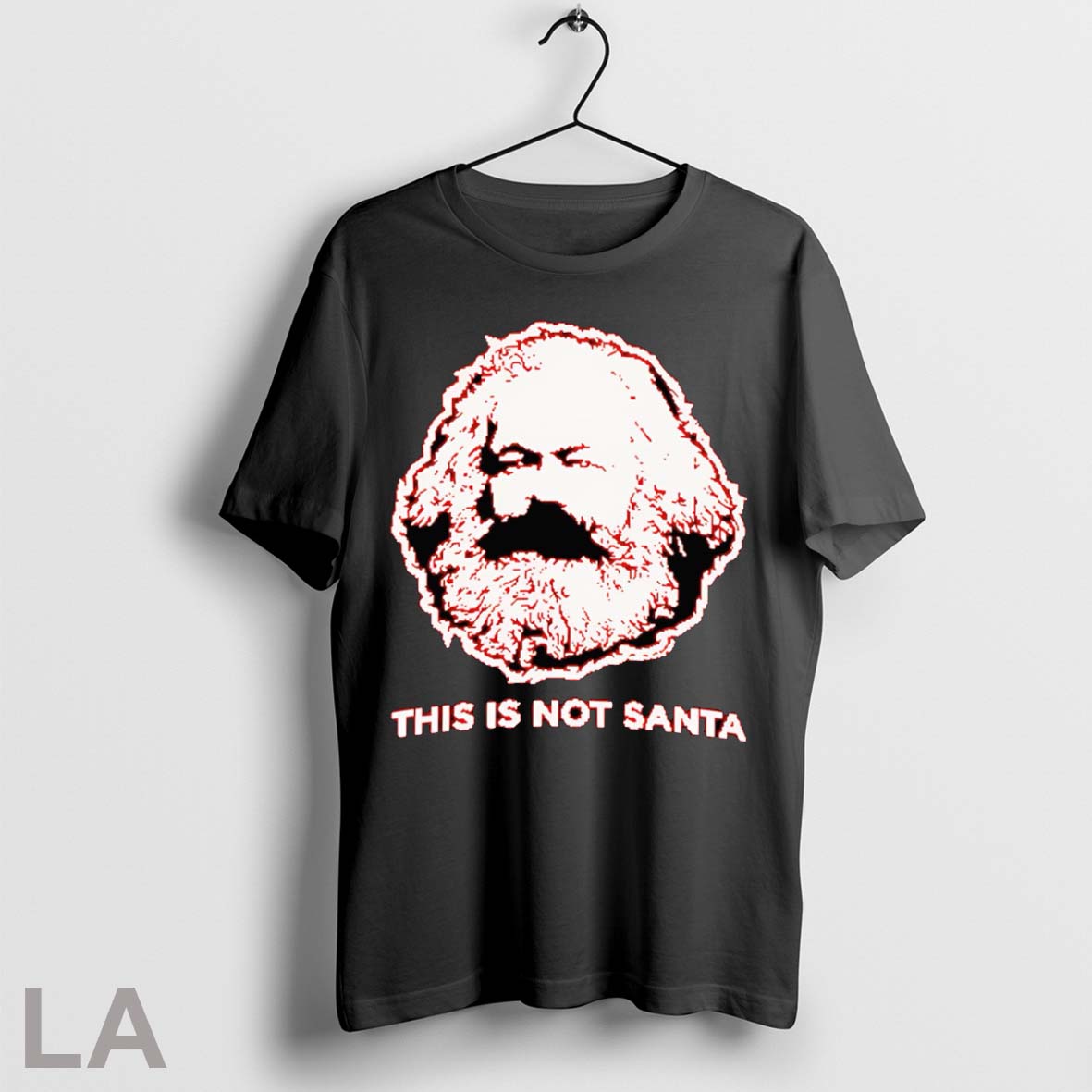 Original Karl Marx This Is Not Santa - Adult & Kids T-Shirts, Sweatshirts & Hoodies apparel design preview 1