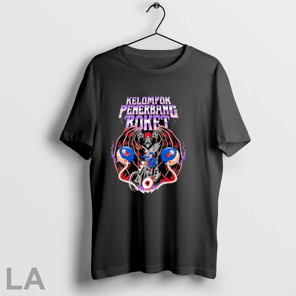 Original Kelompok Penerbang Roket Psychedelic Bat - Adult & Kids T-Shirts, Sweatshirts & Hoodies apparel design preview 1