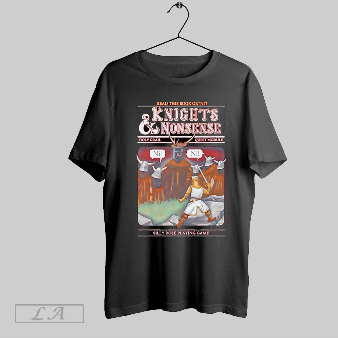 Original Knights And Nonsense Holy Grail Quest Module - Adult & Kids T-Shirts, Sweatshirts & Hoodies apparel design preview 1