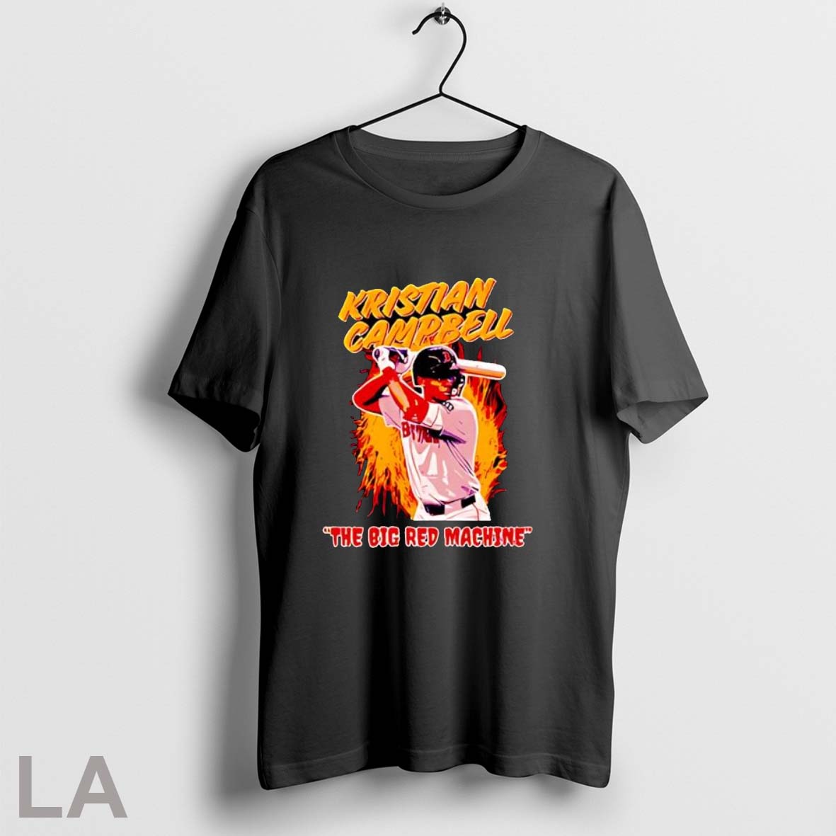 Original Kristian Campbell The Big Red Machine Sox - Adult & Kids T-Shirts, Sweatshirts & Hoodies apparel design preview 1