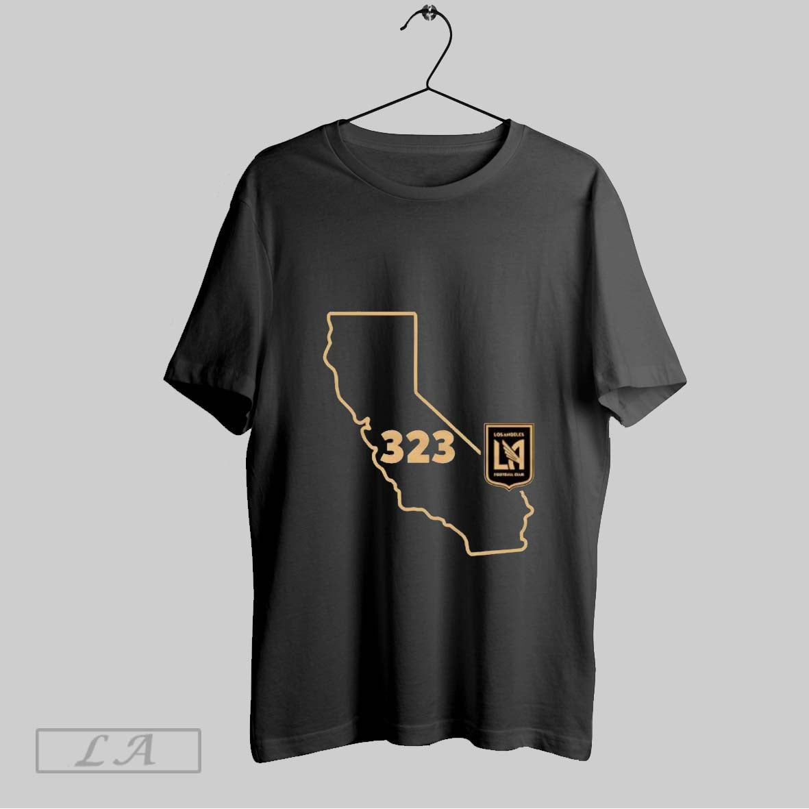 Original Lafc 323 Area Code State - Adult & Kids T-Shirts, Sweatshirts & Hoodies apparel design preview 1