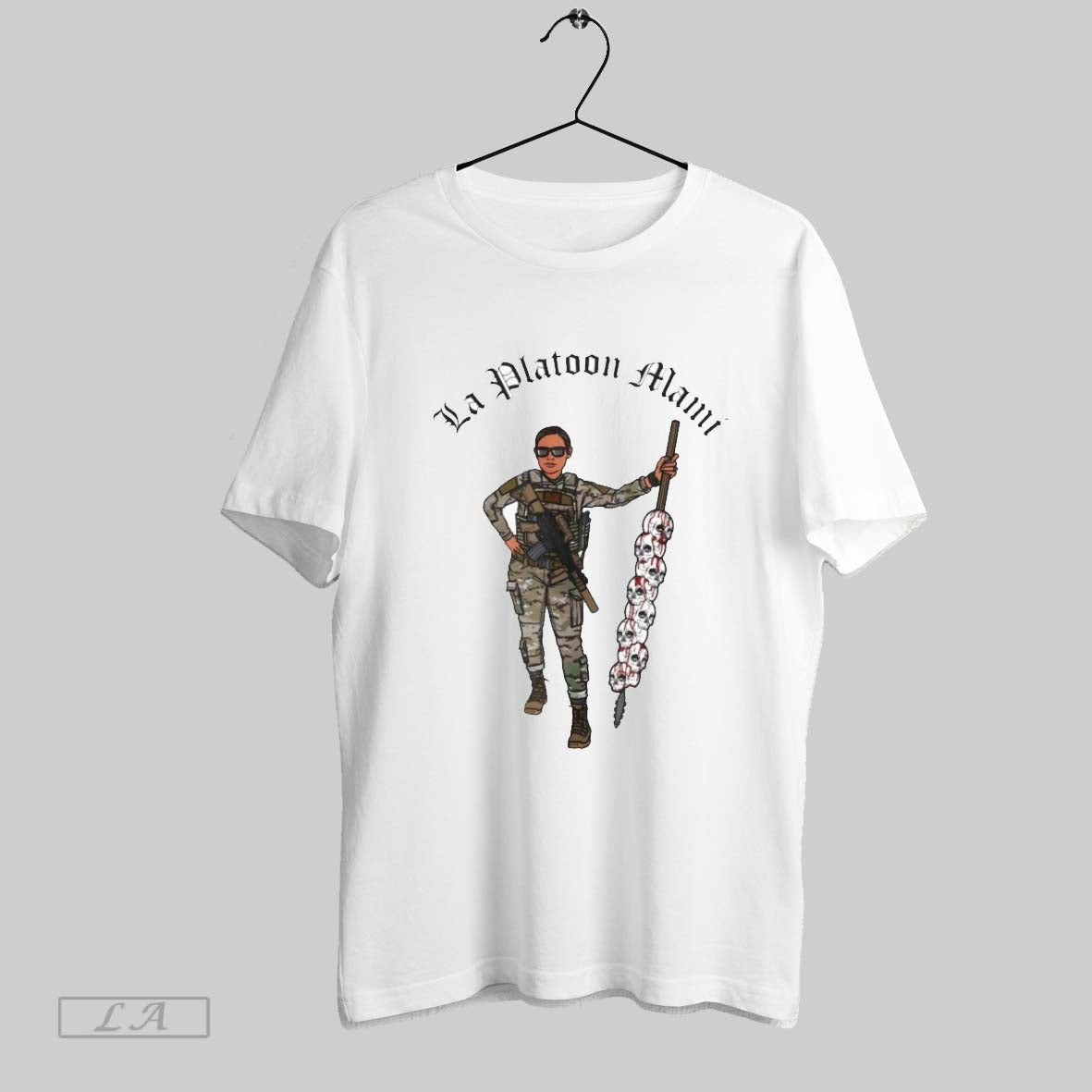 Original La Platoon Mami - Adult & Kids T-Shirts, Sweatshirts & Hoodies apparel design preview 1