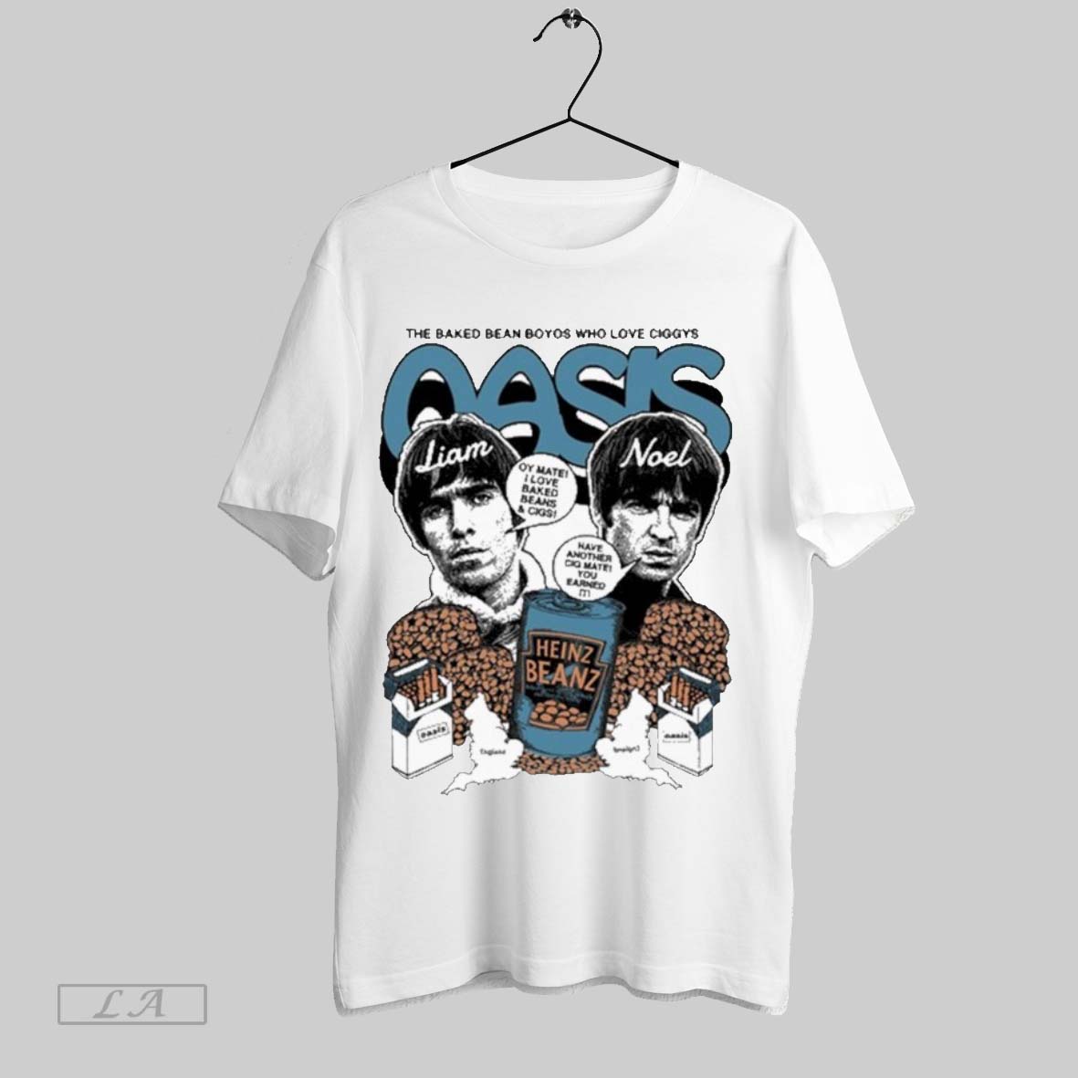 Original Liam And Noel Oasis Baked Bean Boyos Who - Adult & Kids T-Shirts, Sweatshirts & Hoodies apparel design preview 1