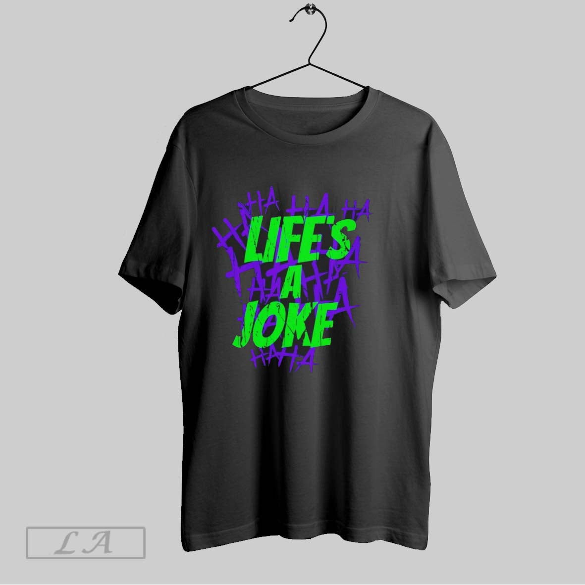 Original Lifes A Joke Joker Inspired - Adult & Kids T-Shirts, Sweatshirts & Hoodies apparel design preview 1