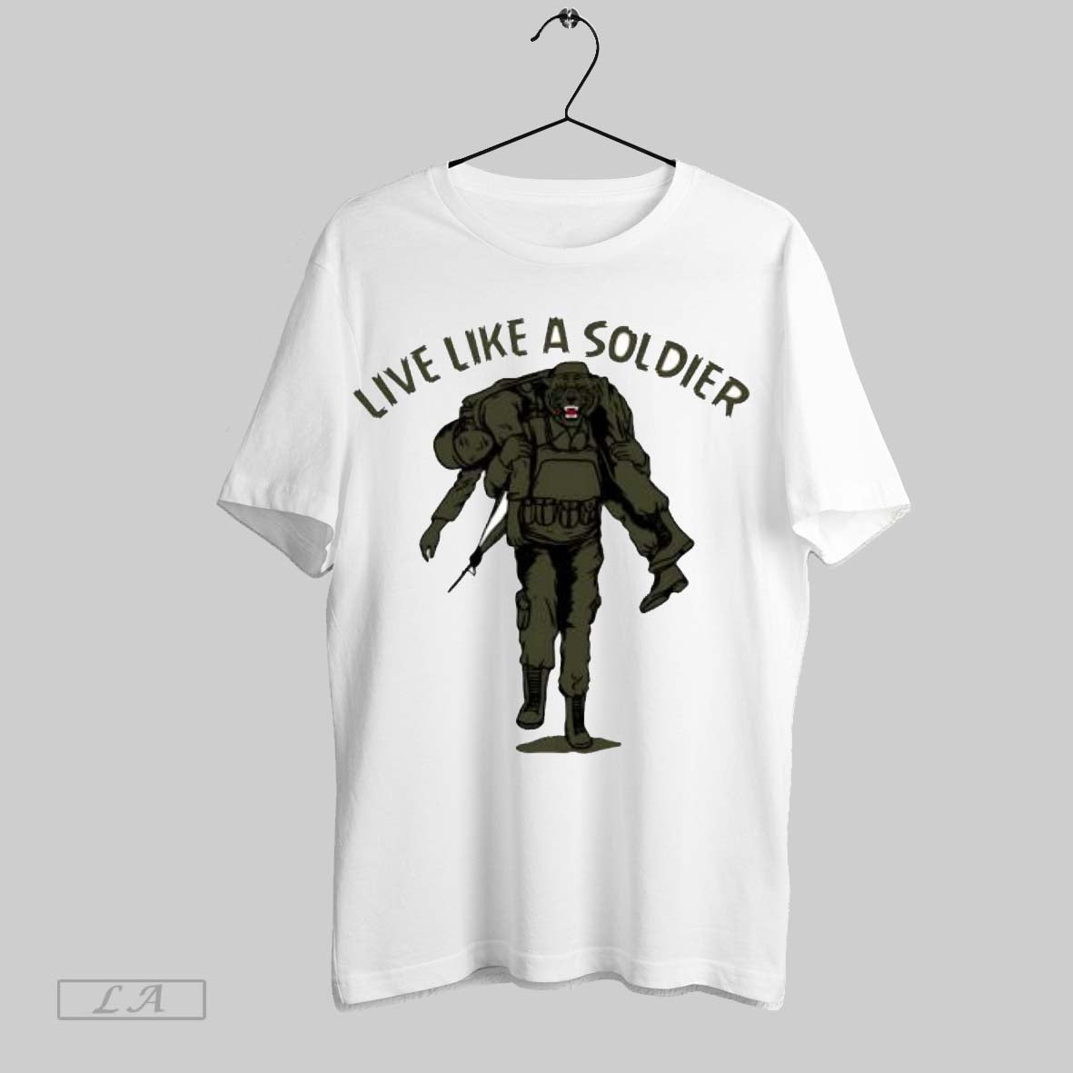 Original Live Like A Soldier Tiger Army Military - Adult & Kids T-Shirts, Sweatshirts & Hoodies apparel design preview 1