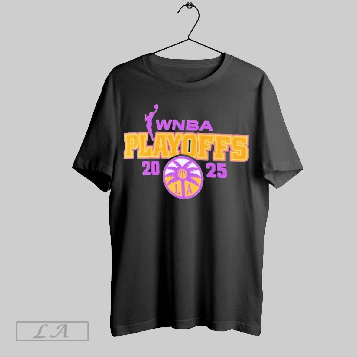Original Los Angeles Sparks 2025 Wnba Playoffs - Adult & Kids T-Shirts, Sweatshirts & Hoodies apparel design preview 1