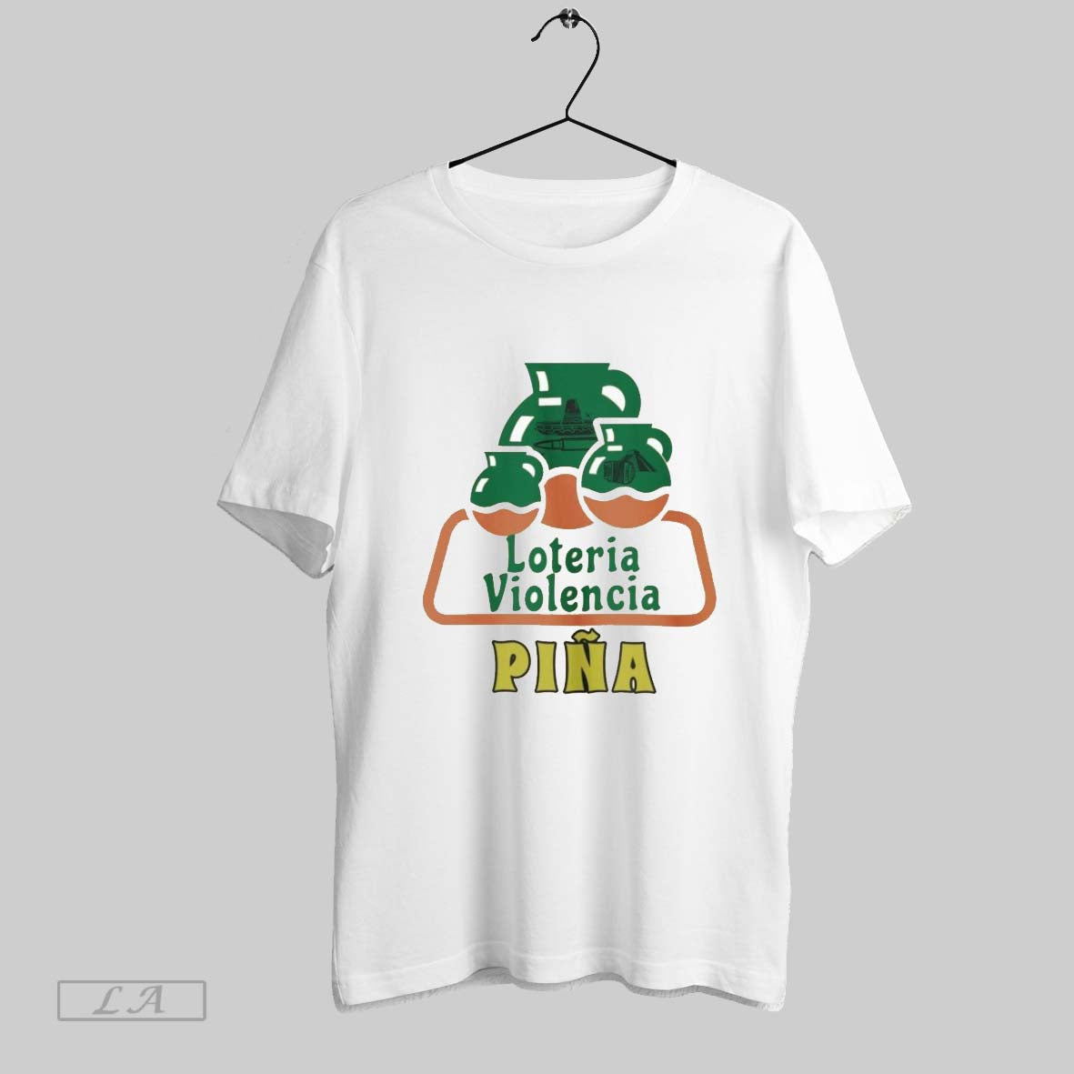 Original Loteria Violencia Pina Mexican Soda - Adult & Kids T-Shirts, Sweatshirts & Hoodies apparel design preview 1