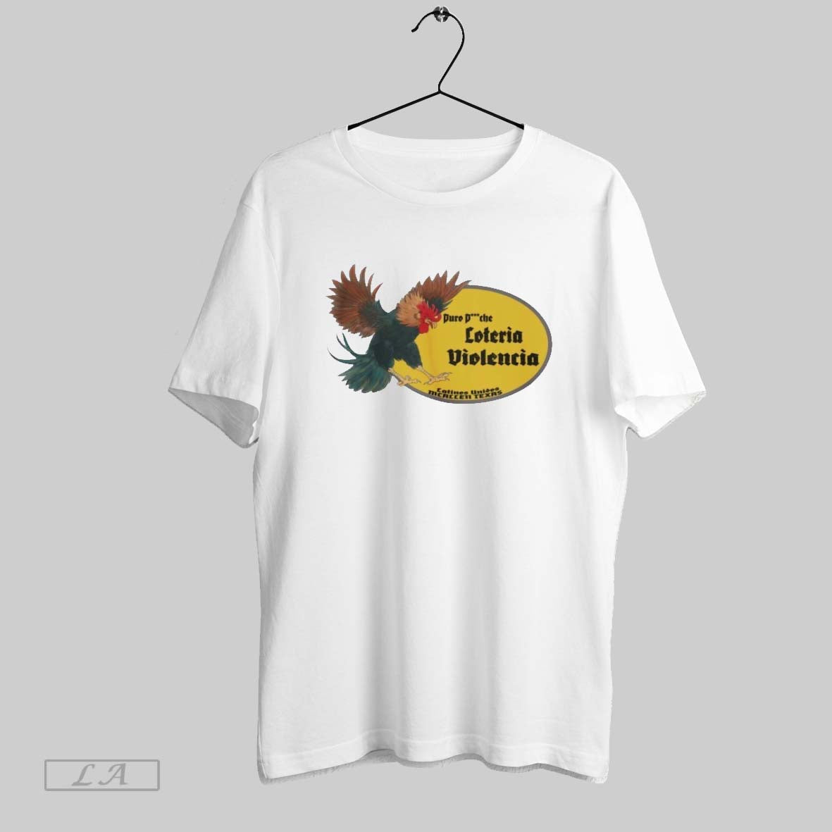 Original Loteria Violencia Rooster - Adult & Kids T-Shirts, Sweatshirts & Hoodies apparel design preview 1