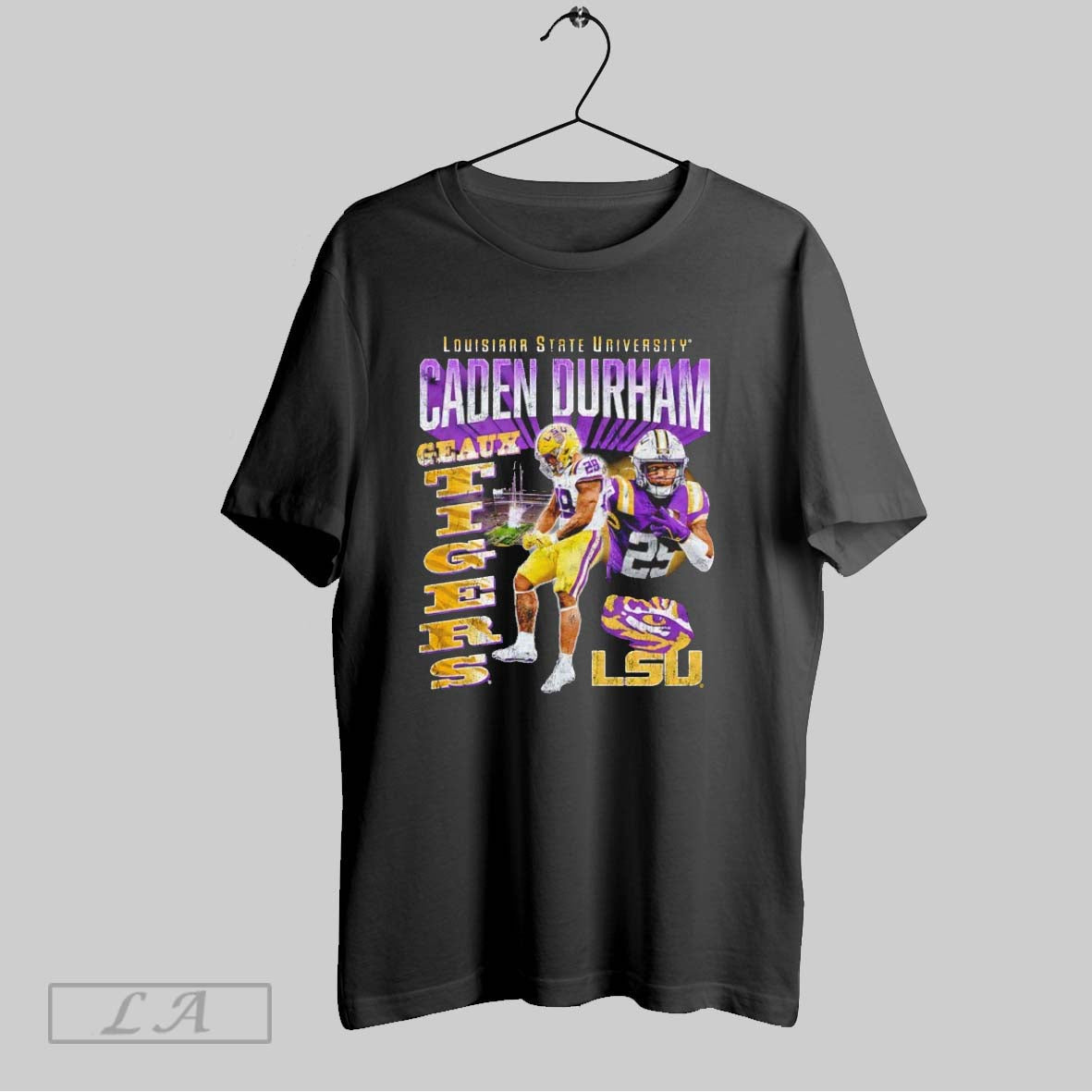 Original Louisiana State University Caden Durham - Adult & Kids T-Shirts, Sweatshirts & Hoodies apparel design preview 1