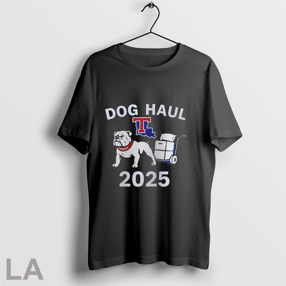 Original Louisiana Tech Bulldogs Dog Haul 2025 - Adult & Kids T-Shirts, Sweatshirts & Hoodies apparel design preview 1