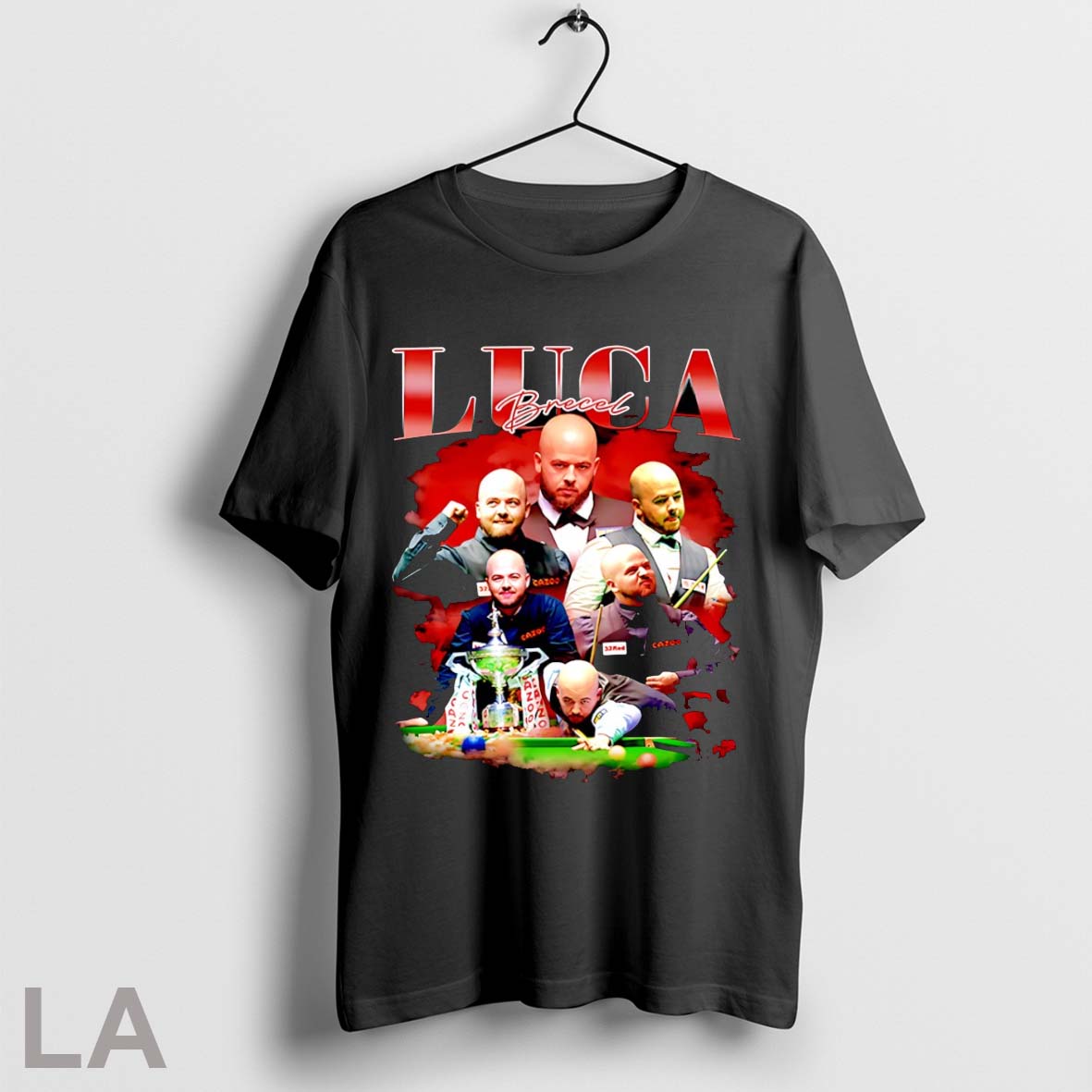 Original Luca Brecel Belgian Snooker - Adult & Kids T-Shirts, Sweatshirts & Hoodies apparel design preview 1