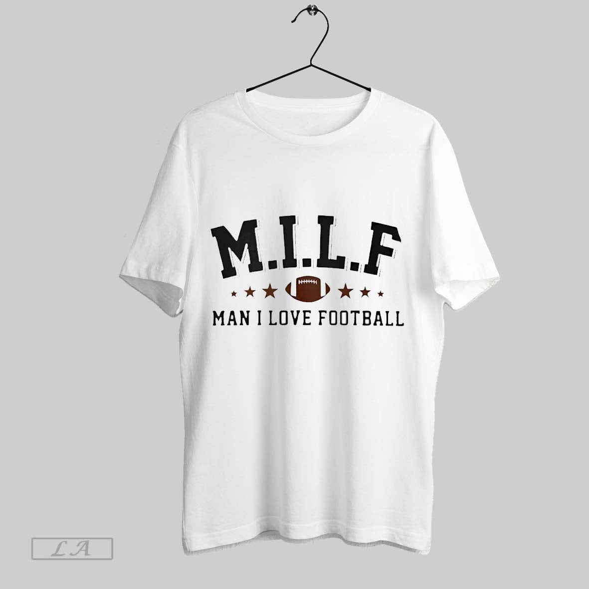 Original Milf Man I Love Football - Adult & Kids T-Shirts, Sweatshirts & Hoodies apparel design preview 1