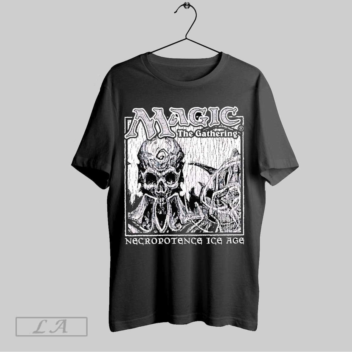 Original Magic The Gathering Necropotence Ice Age - Adult & Kids T-Shirts, Sweatshirts & Hoodies apparel design preview 1