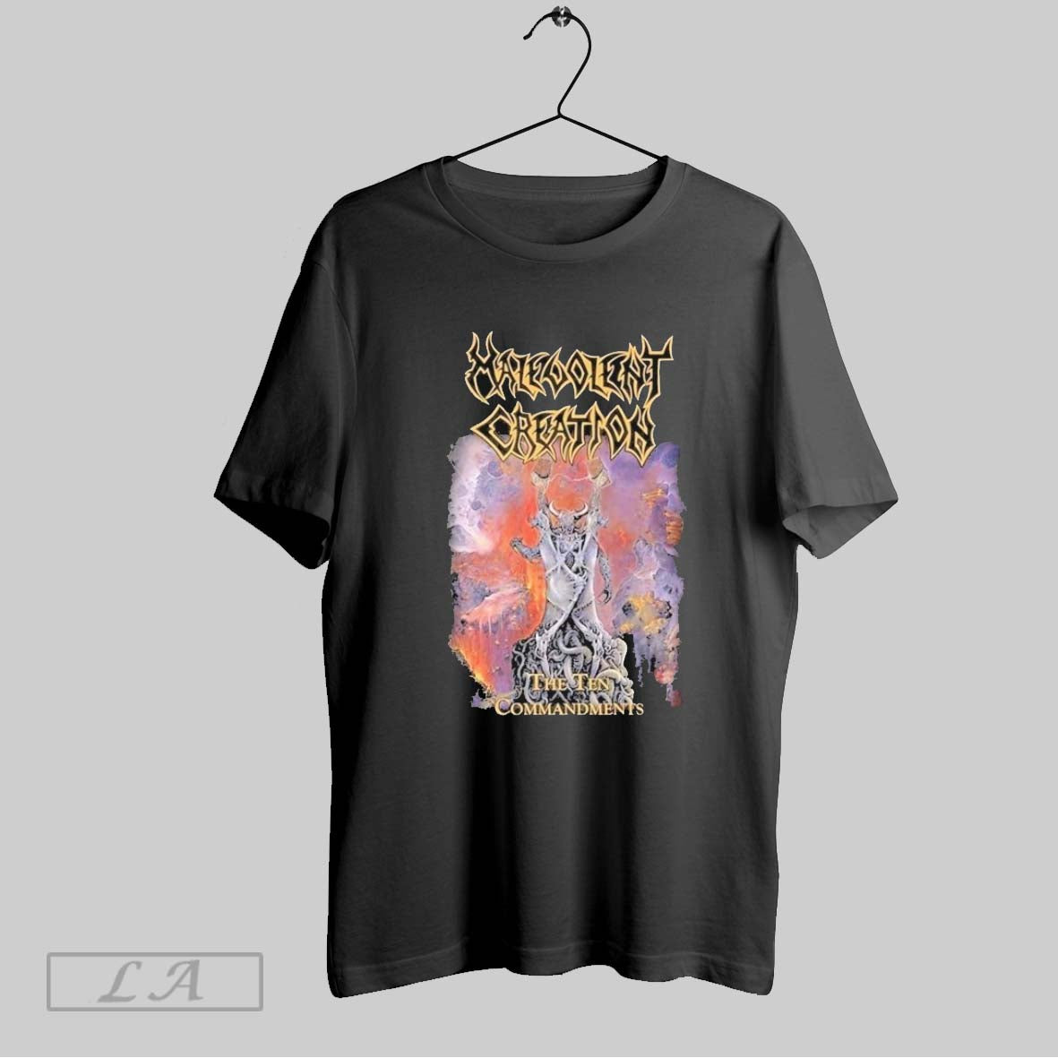Original Malevolent Creation The Ten Commandments - Adult & Kids T-Shirts, Sweatshirts & Hoodies apparel design preview 1