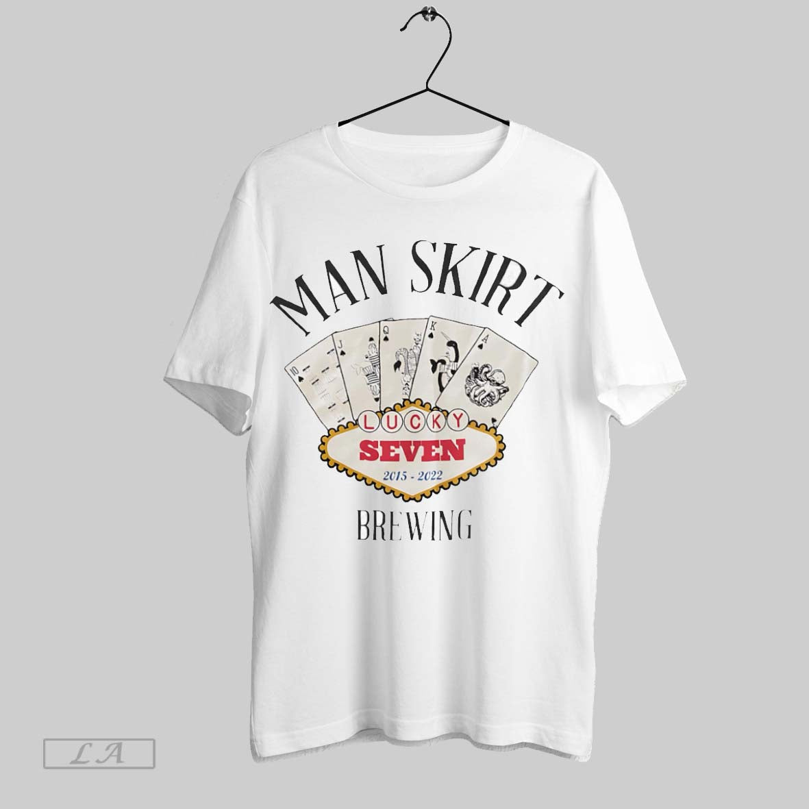 Original Man Skirt Lucky Seven 2015 2022 - Adult & Kids T-Shirts, Sweatshirts & Hoodies apparel design preview 1