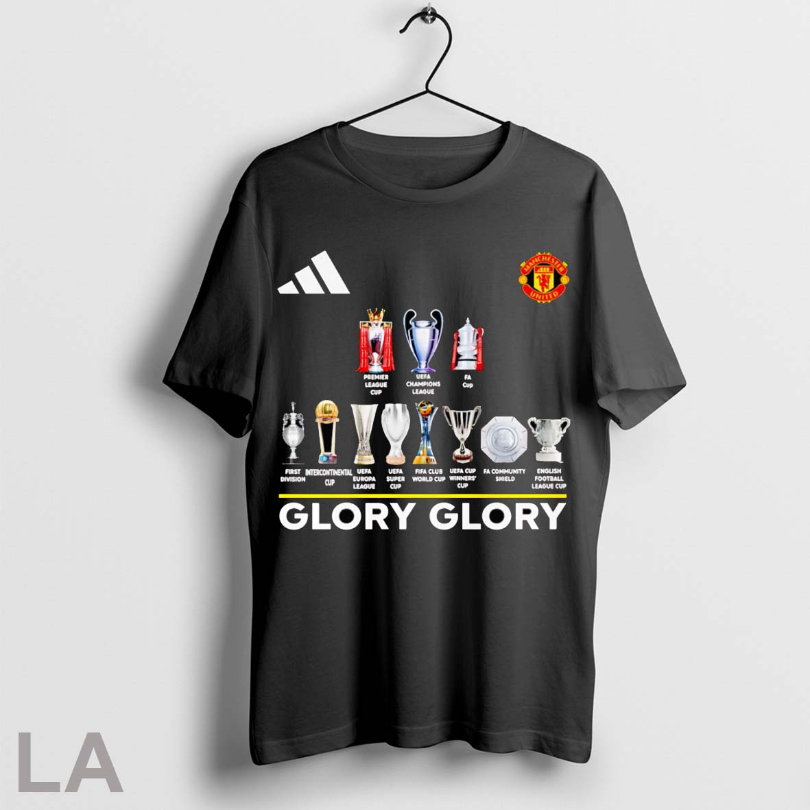 Original Manchester United Glory Trophies - Adult & Kids T-Shirts, Sweatshirts & Hoodies apparel design preview 1