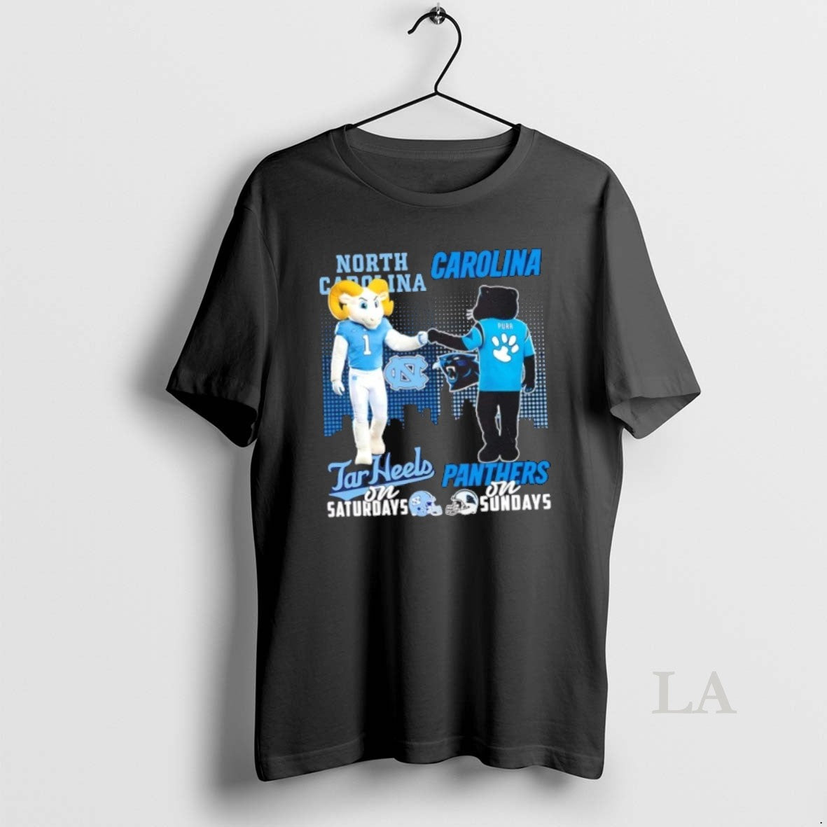 Original Mascots North Carolina Tar Heels On - Adult & Kids T-Shirts, Sweatshirts & Hoodies apparel design preview 1