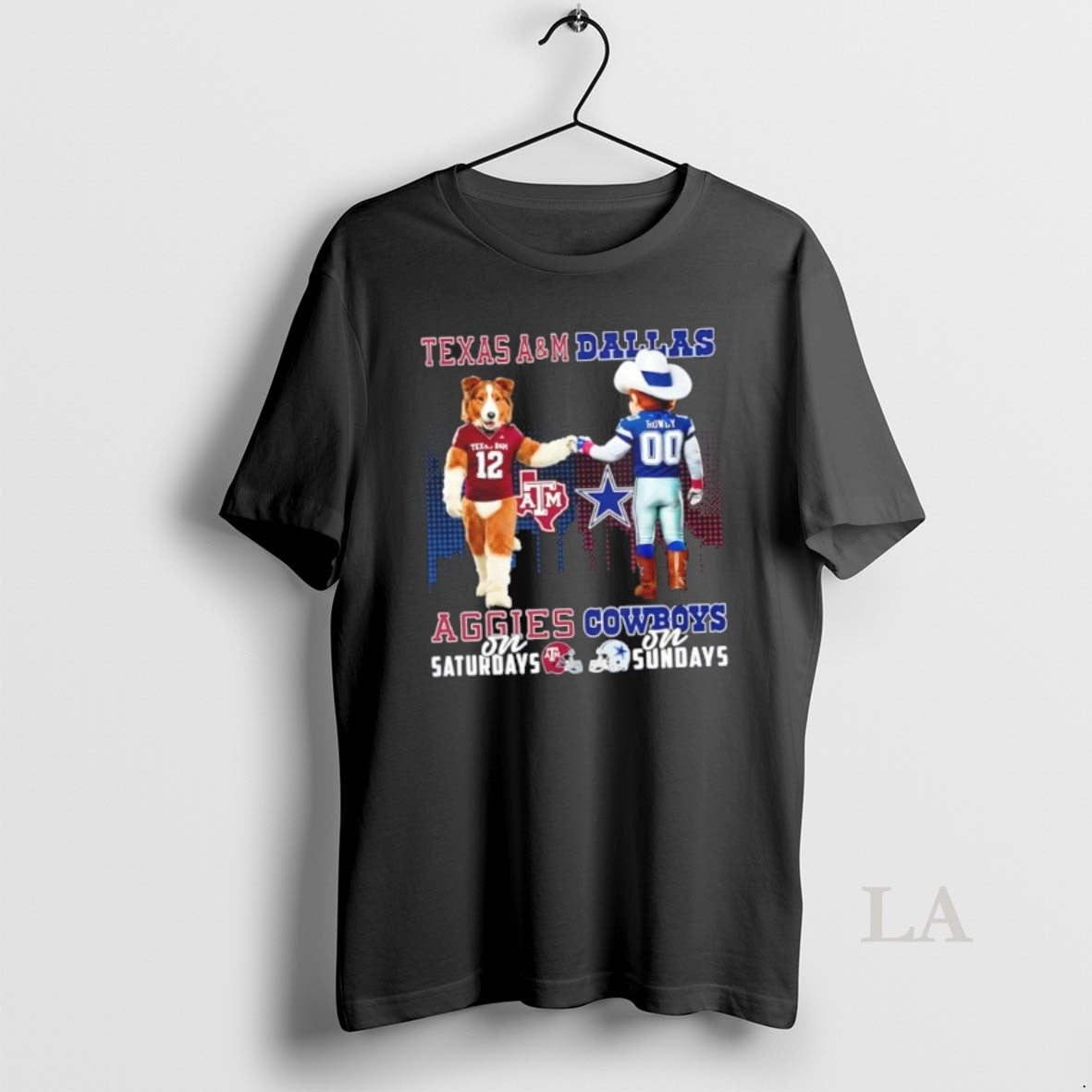 Original Mascots Texas Am Aggies On Saturdays X - Adult & Kids T-Shirts, Sweatshirts & Hoodies apparel design preview 1
