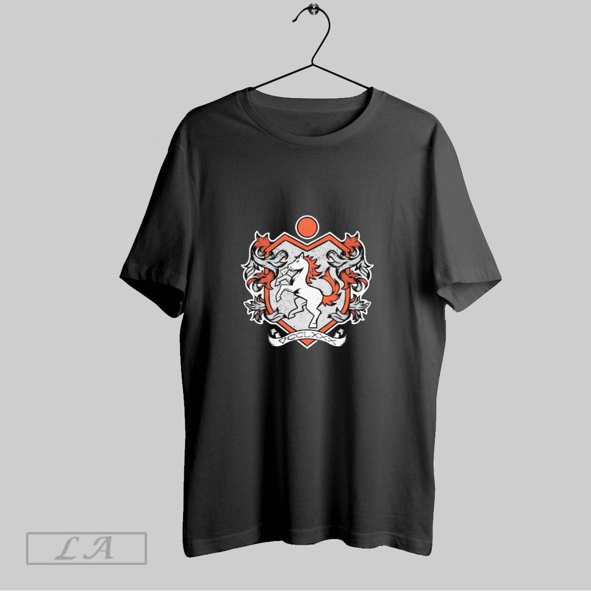 Original Medieval Shield Horse - Adult & Kids T-Shirts, Sweatshirts & Hoodies apparel design preview 1