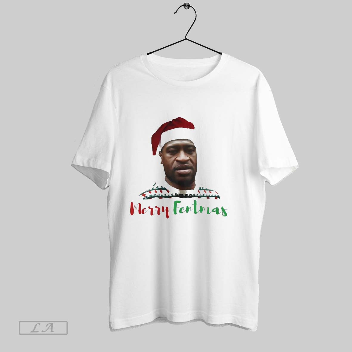 Original Merry Fentmas George Floyd - Adult & Kids T-Shirts, Sweatshirts & Hoodies apparel design preview 1