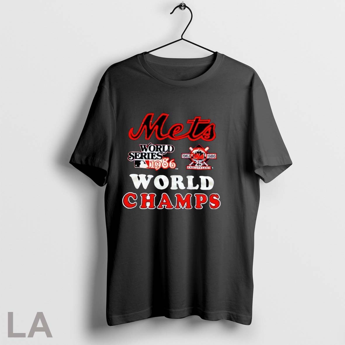 Original Mets 1986 World Series 25th Anniversary - Adult & Kids T-Shirts, Sweatshirts & Hoodies apparel design preview 1