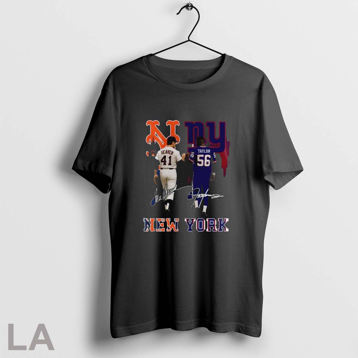 Original Mets Tom Seaver And Giants Lawrence Taylor - Adult & Kids T-Shirts, Sweatshirts & Hoodies apparel design preview 1
