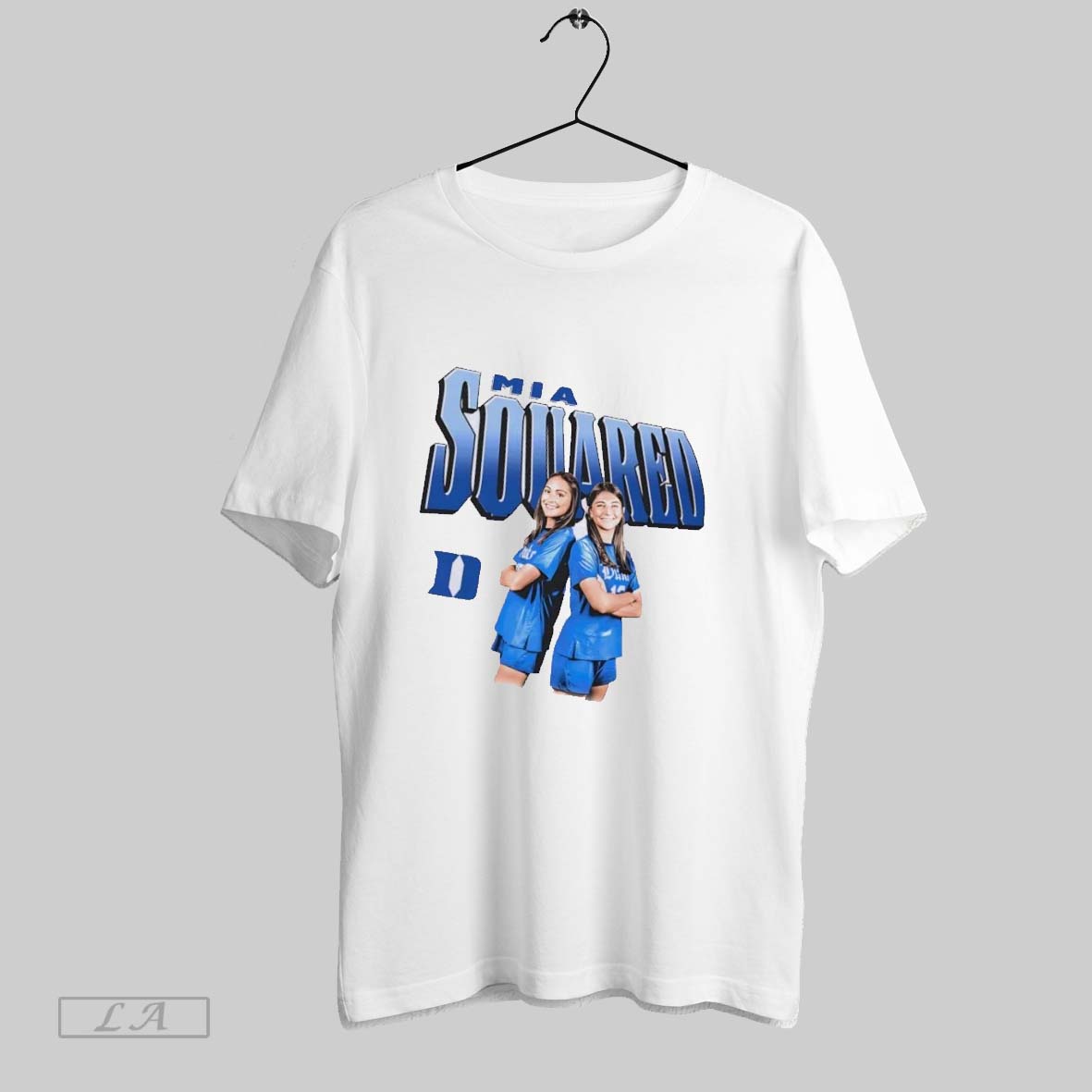 Original Mia Oliaro Illustrated Duke Soccer - Adult & Kids T-Shirts, Sweatshirts & Hoodies apparel design preview 1