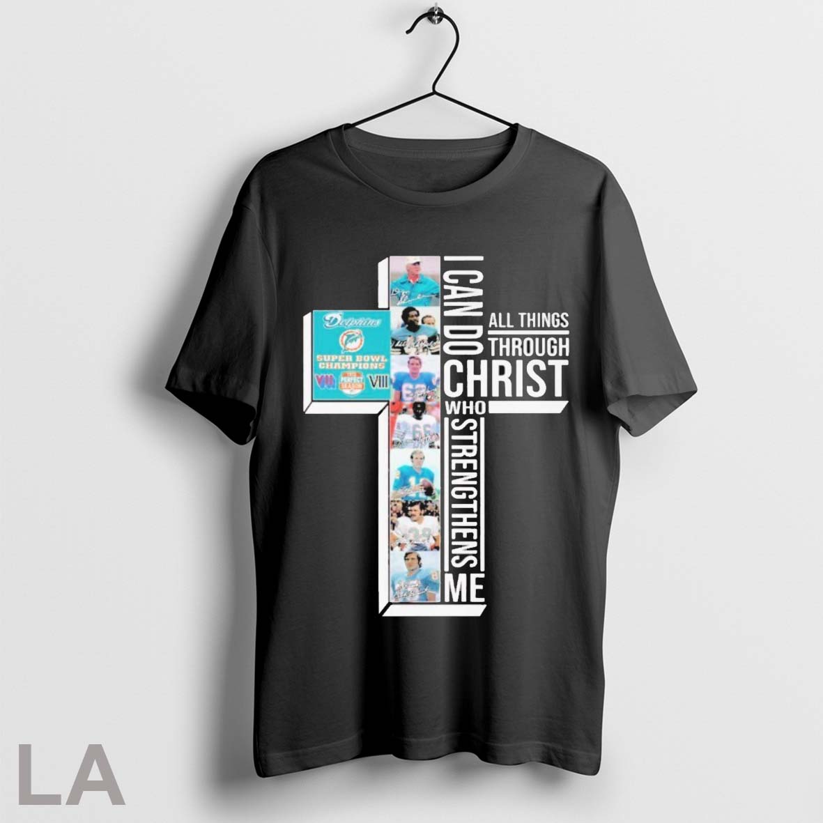 Original Miami Dolphins I Can Do Christ All Things - Adult & Kids T-Shirts, Sweatshirts & Hoodies apparel design preview 1