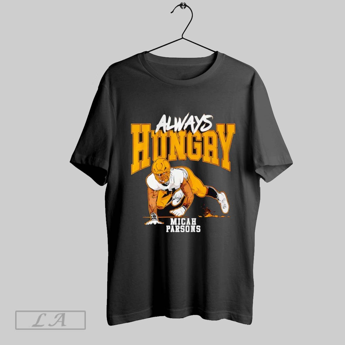 Original Micah Parsons Always Hungry Green Bay - Adult & Kids T-Shirts, Sweatshirts & Hoodies apparel design preview 1