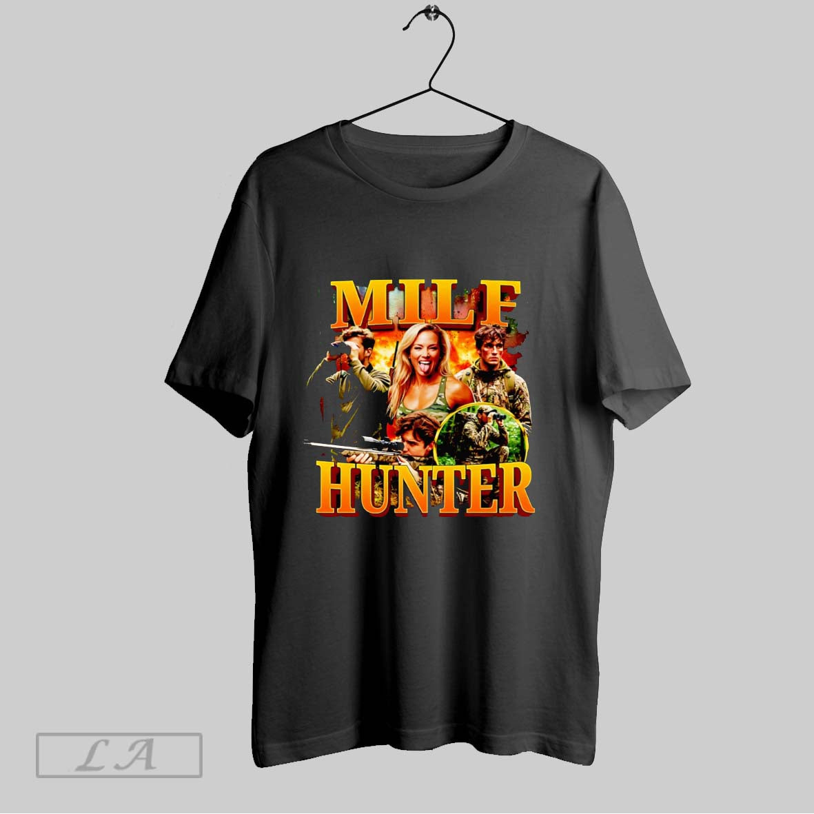Original Milf Hunter Graphic - Adult & Kids T-Shirts, Sweatshirts & Hoodies apparel design preview 1