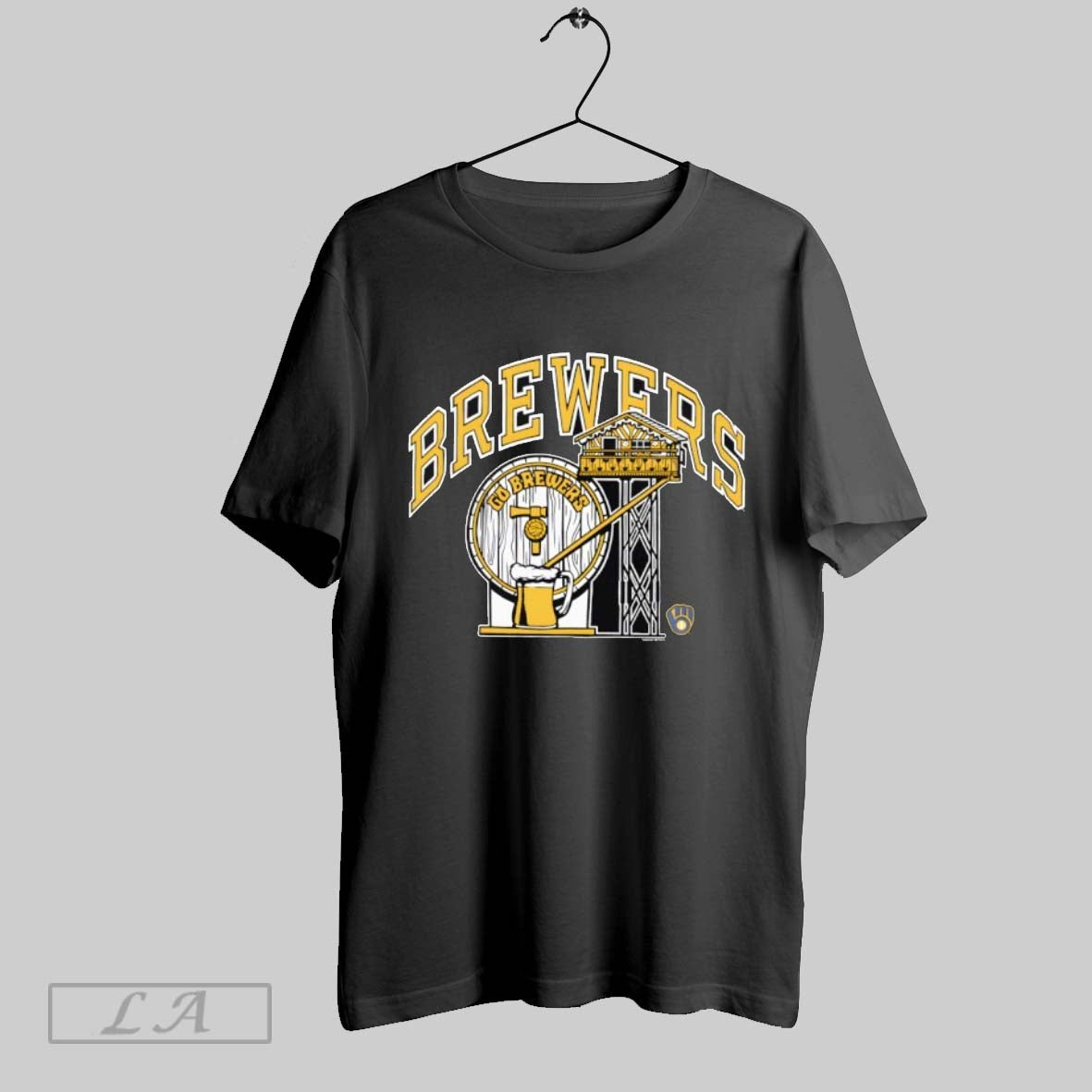 Original Milwaukee Brewers Go Vintage - Adult & Kids T-Shirts, Sweatshirts & Hoodies apparel design preview 1