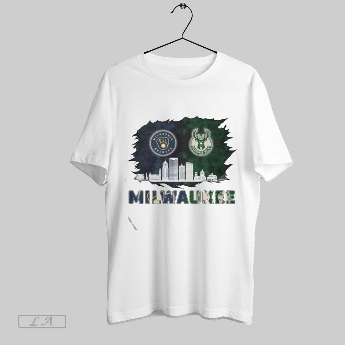 Original Milwaukee Sport Team Brewers Mix Bucks Logo - Adult & Kids T-Shirts, Sweatshirts & Hoodies apparel design preview 1