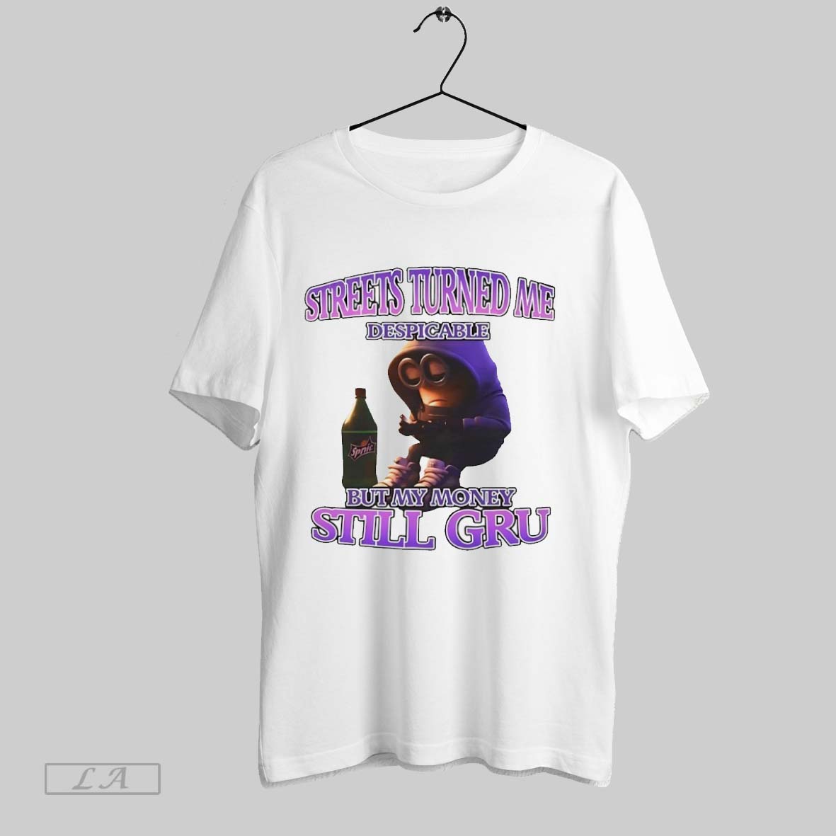 Original Minions Streets Turned Me Despicable But My - Adult & Kids T-Shirts, Sweatshirts & Hoodies apparel design preview 1