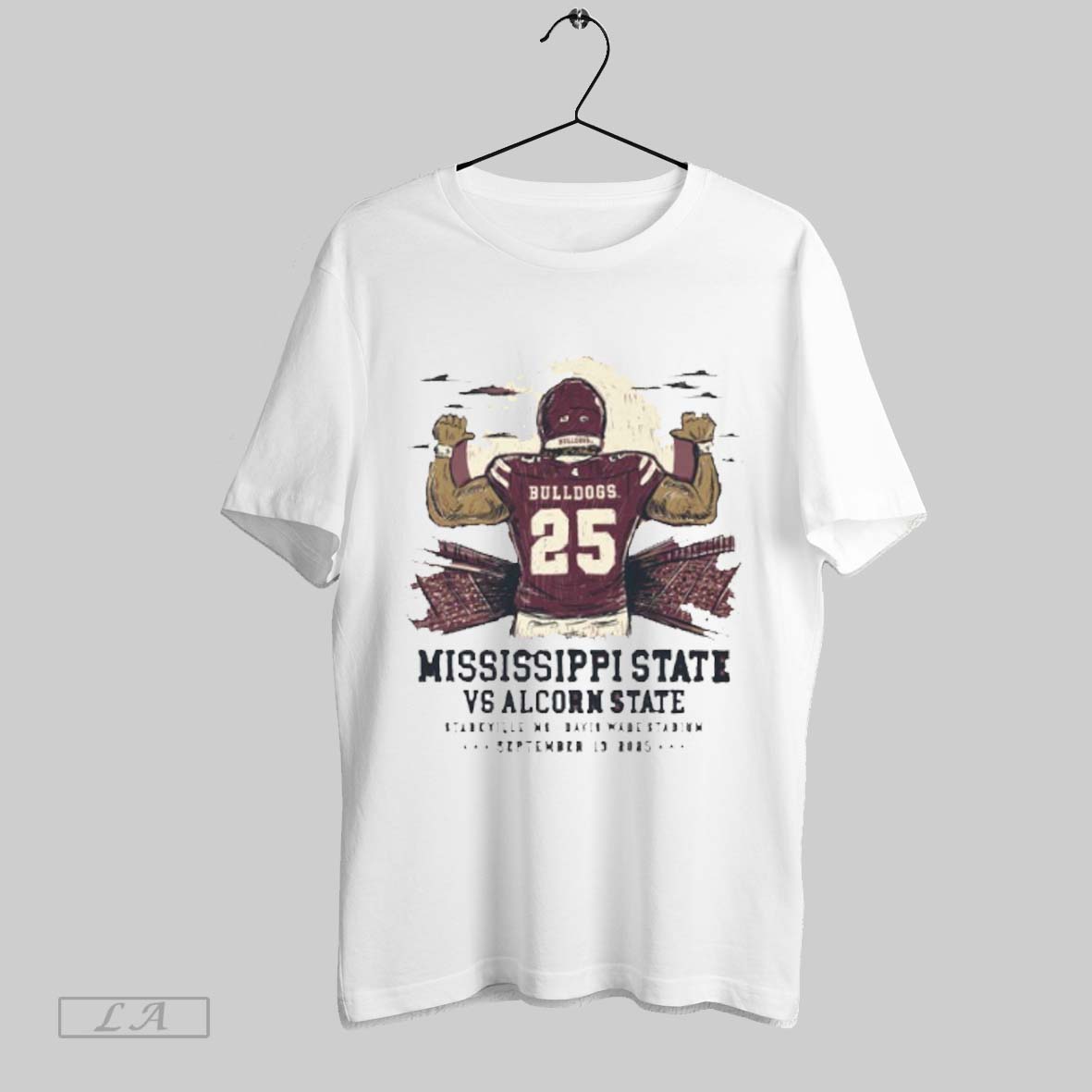 Original Mississippi State Bulldogs Vs Alcorn Braves - Adult & Kids T-Shirts, Sweatshirts & Hoodies apparel design preview 1