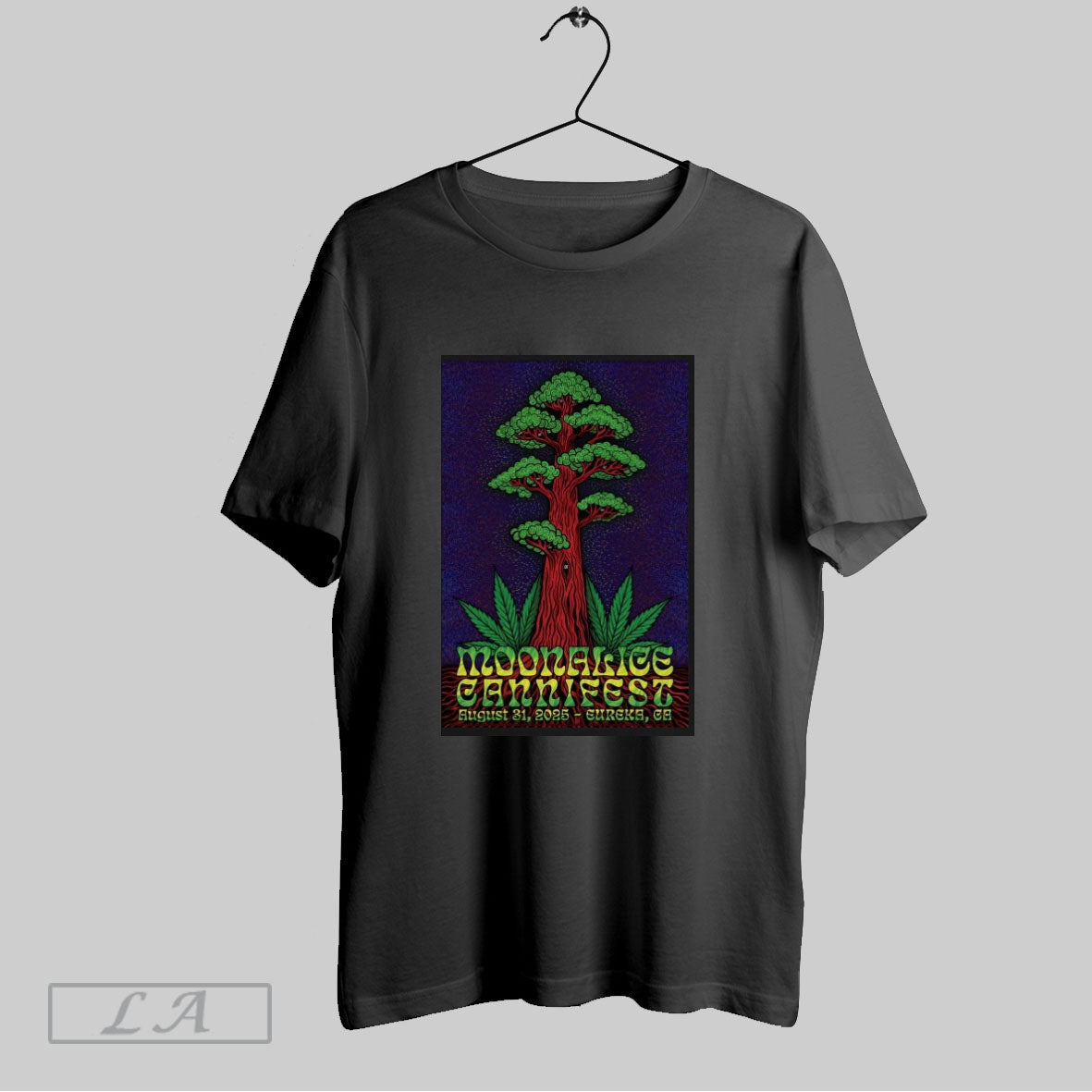 Original Moonalice At Cannifest On Aug 31 2025 Tree - Adult & Kids T-Shirts, Sweatshirts & Hoodies apparel design preview 1