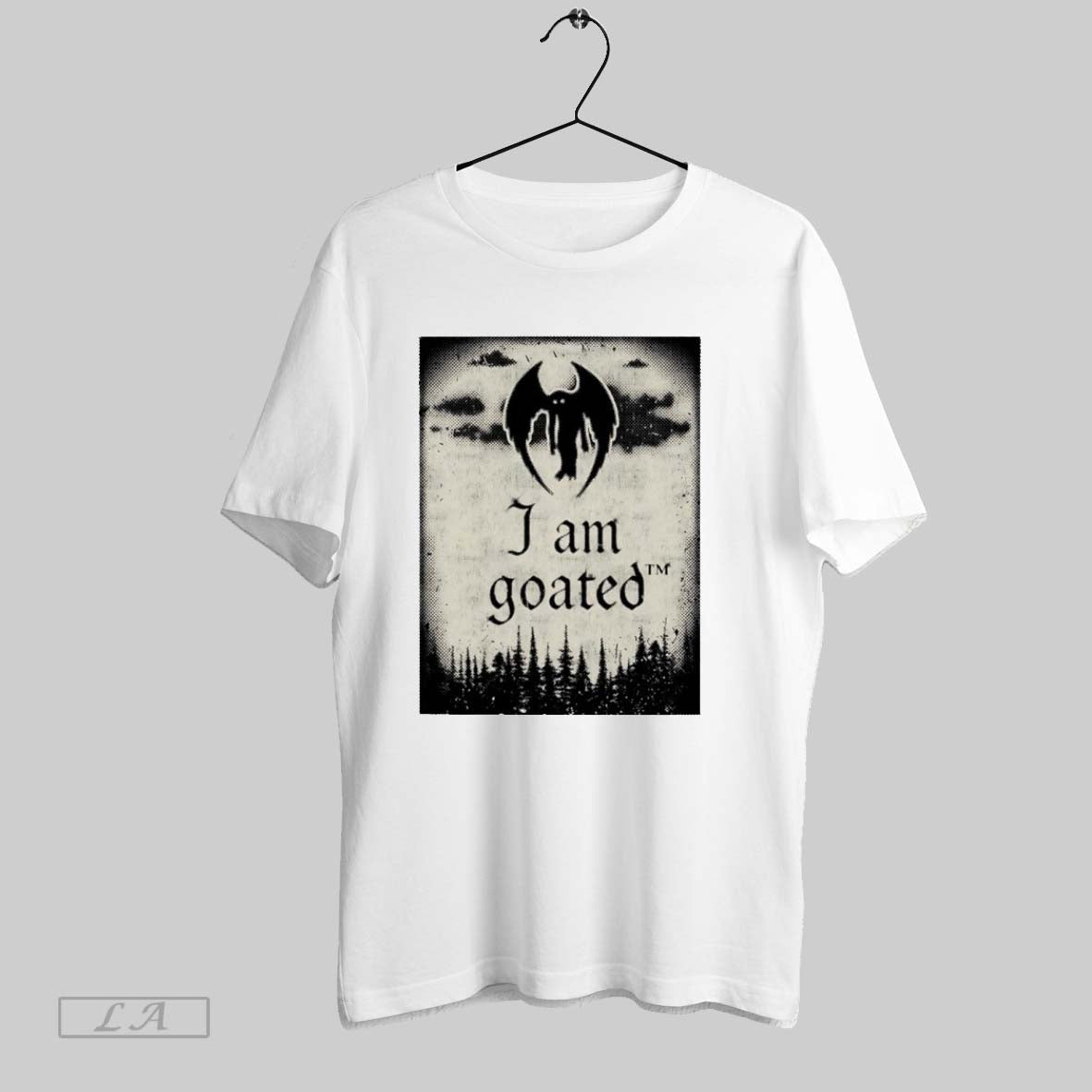 Original Mothman I Am Goated - Adult & Kids T-Shirts, Sweatshirts & Hoodies apparel design preview 1