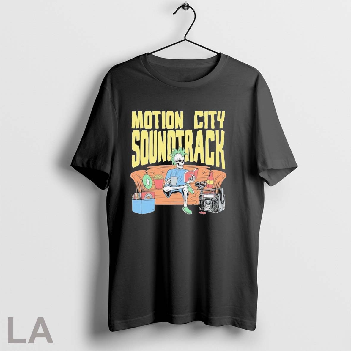 Original Motion City Soundtrack Living Skeleton Sofa - Adult & Kids T-Shirts, Sweatshirts & Hoodies apparel design preview 1