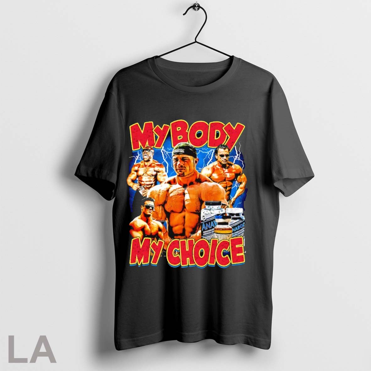Original My Body Choice Muscle Man - Adult & Kids T-Shirts, Sweatshirts & Hoodies apparel design preview 1