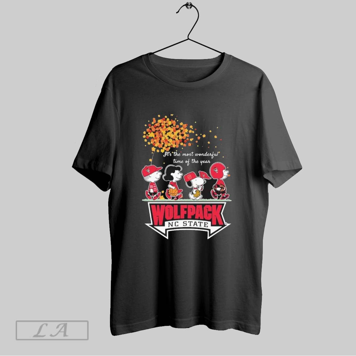 Original Nc State Wolfpack And Peanuts Character Its - Adult & Kids T-Shirts, Sweatshirts & Hoodies apparel design preview 1