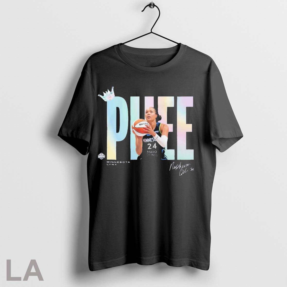 Original Napheesa Collier Minnesota Lynx Phee Crown - Adult & Kids T-Shirts, Sweatshirts & Hoodies apparel design preview 1