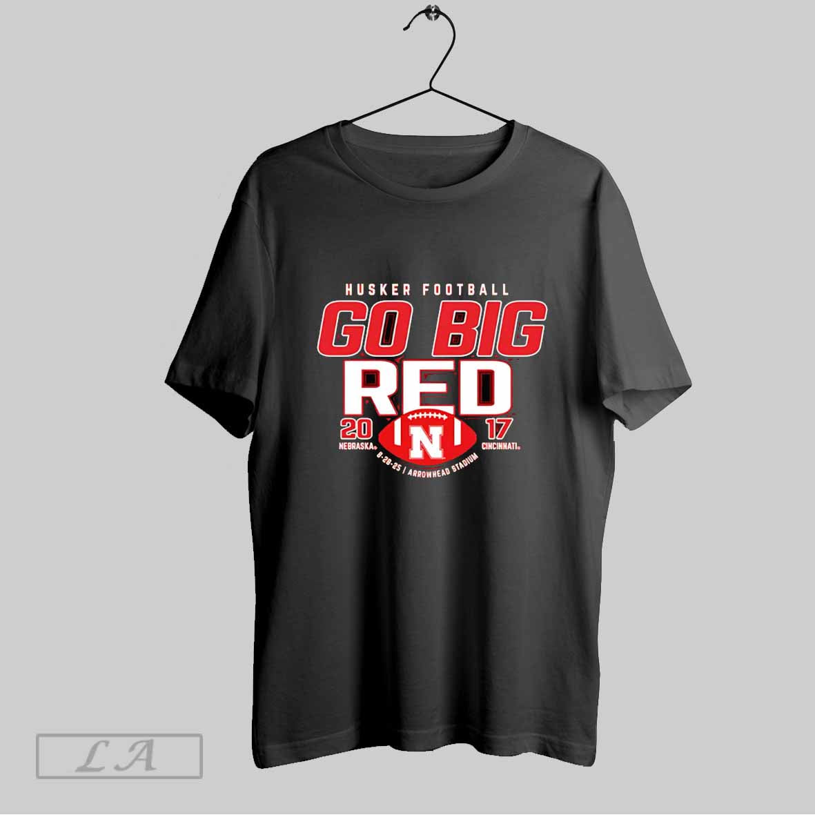 Original Nebraska Cornhuskers Go Big Red - Adult & Kids T-Shirts, Sweatshirts & Hoodies apparel design preview 1