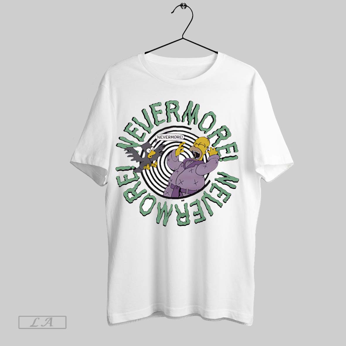 Original Nevermore Homer Simps - Adult & Kids T-Shirts, Sweatshirts & Hoodies apparel design preview 1