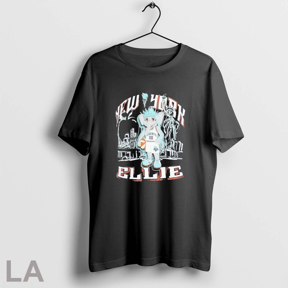 Original New York Liberty Ellie Mascot City - Adult & Kids T-Shirts, Sweatshirts & Hoodies apparel design preview 1