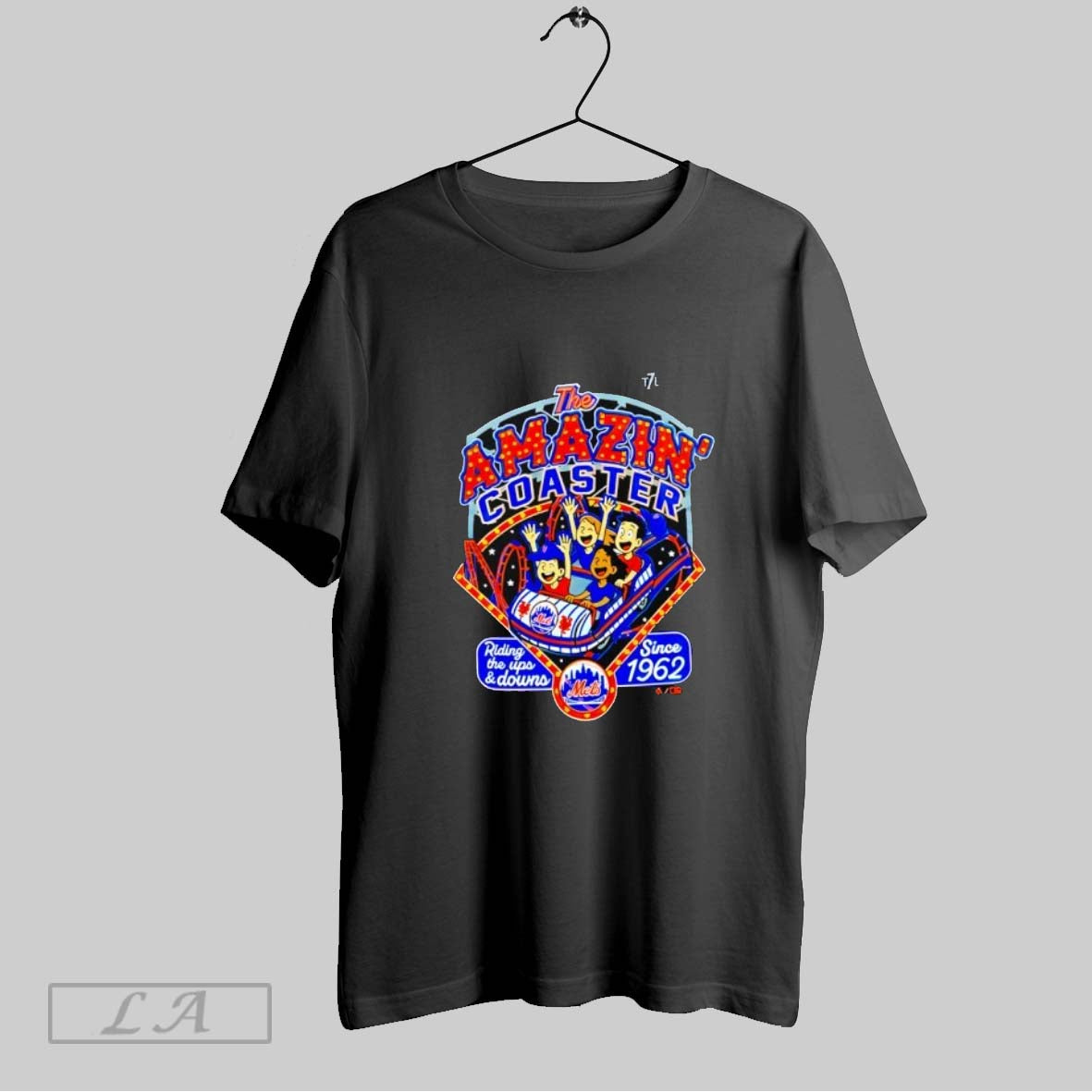 Original New York Mets The Amazin Coaster - Adult & Kids T-Shirts, Sweatshirts & Hoodies apparel design preview 1