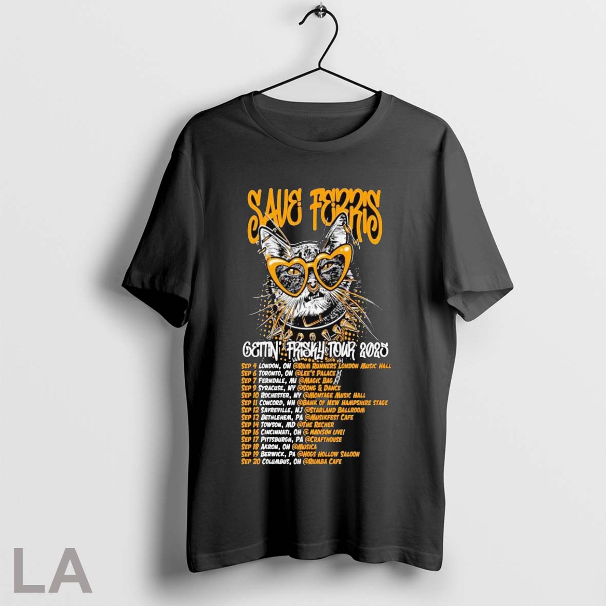 Original Nice 2025 Save Terris East Coast Tour - Adult & Kids T-Shirts, Sweatshirts & Hoodies apparel design preview 1