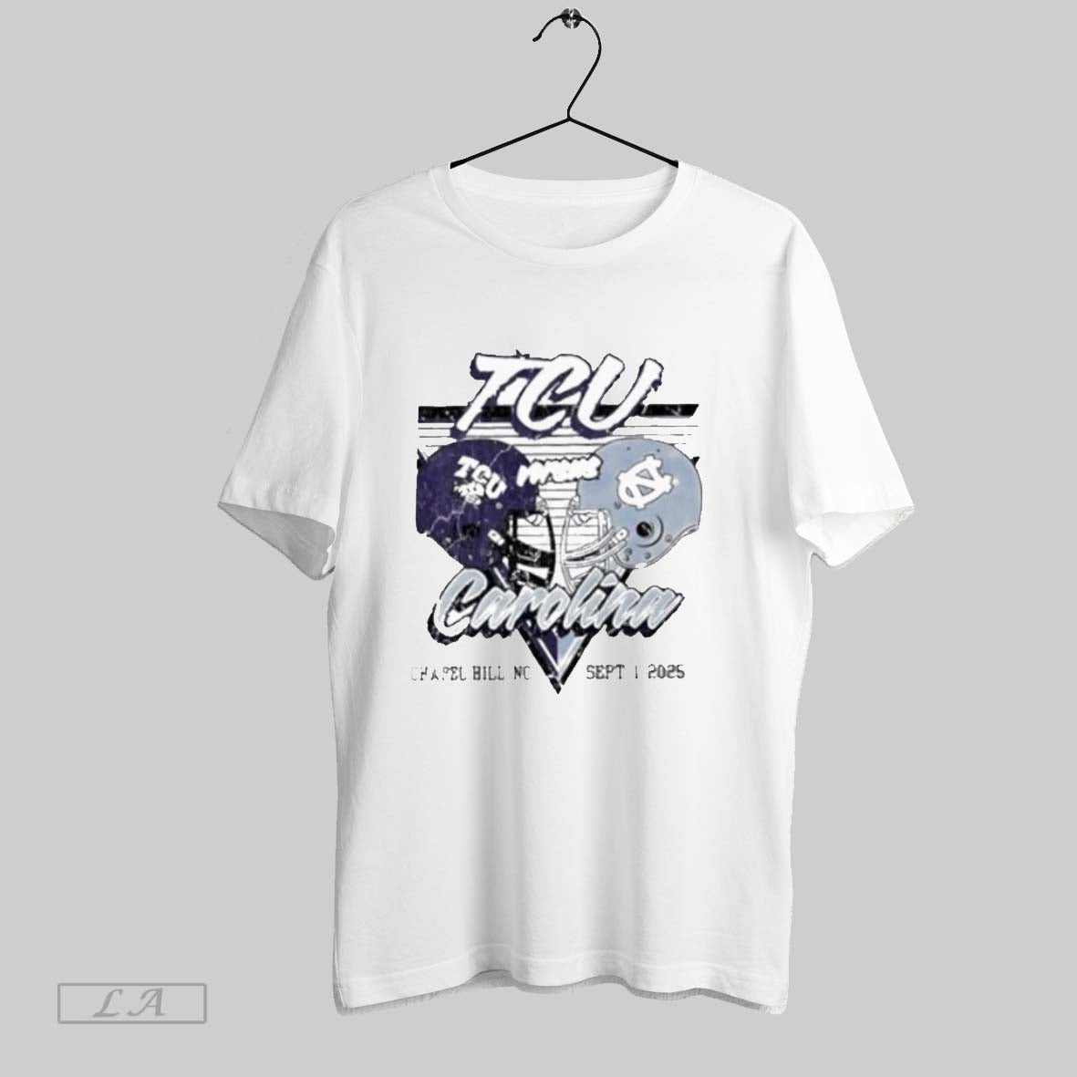 Original North Carolina Tar Heels Vs Tcu Horned Frogs - Adult & Kids T-Shirts, Sweatshirts & Hoodies apparel design preview 1